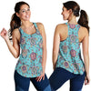 Sea Turtle Art Pattern Women Racerback Tank Top