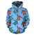 Sea Turtle Baby Pattern All Over Zip Up Hoodie