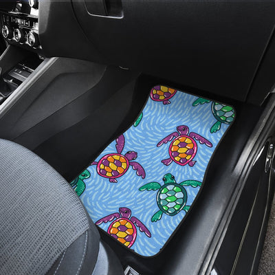 Sea Turtle Baby Pattern Car Floor Mats