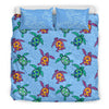 Sea Turtle Baby Pattern Duvet Cover Bedding Set