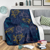 Sea Turtle Baby Print Fleece Blanket