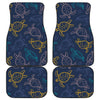 Sea Turtle Baby Print Front and Back Car Floor Mats