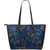 Sea Turtle Baby Print Large Leather Tote Bag