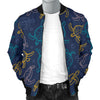 Sea Turtle Baby Print Men Casual Bomber Jacket