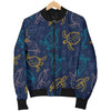 Sea Turtle Baby Print Men Casual Bomber Jacket