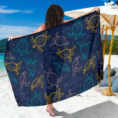 Sea Turtle Baby Print Sarong Pareo Wrap