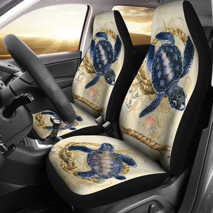 Sea Turtle beach Print Universal Fit Car Seat Covers