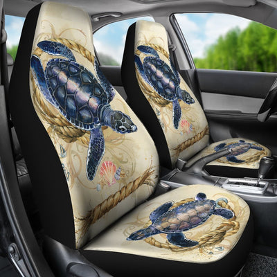 Sea Turtle beach Print Universal Fit Car Seat Covers