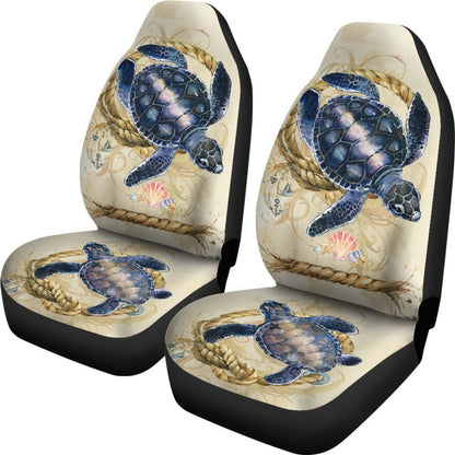 Sea Turtle beach Print Universal Fit Car Seat Covers