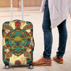 Colorful Sea Turtle Luggage Cover Protector