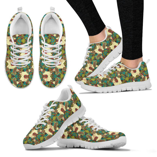 Colorful Sea Turtle Women Sneakers