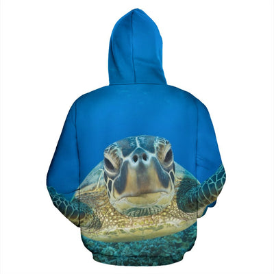 Sea Turtle Cute All Over Print Hoodie