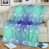 Sea Turtle Draw Fleece Blanket