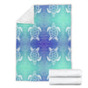 Sea Turtle Draw Fleece Blanket