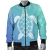 Sea Turtle Draw Men Casual Bomber Jacket