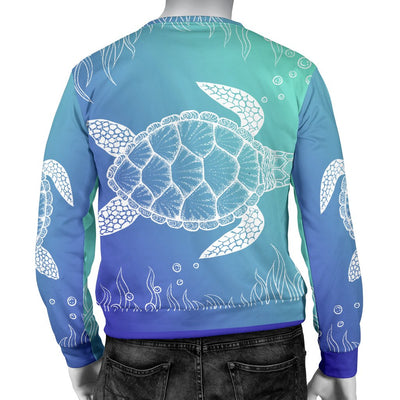 Sea Turtle Draw Men Crewneck Sweatshirt