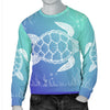 Sea Turtle Draw Men Crewneck Sweatshirt