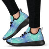 Sea Turtle Draw Mesh Knit Sneakers Shoes