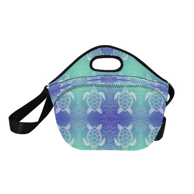 Sea Turtle Draw Neoprene Lunch Bag-JorJune