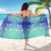 Sea Turtle Draw Sarong Pareo Wrap