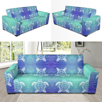 Sea Turtle Draw Sofa Slipcover-JORJUNE.COM