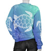 Sea Turtle Draw Women Crewneck Sweatshirt