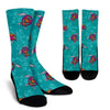 Sea Turtle Pattern Crew Socks