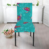 Sea Turtle Pattern Dining Chair Slipcover-JORJUNE.COM