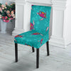 Sea Turtle Pattern Dining Chair Slipcover-JORJUNE.COM