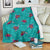 Sea Turtle Pattern Fleece Blanket