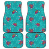 Sea Turtle Pattern Front and Back Car Floor Mats