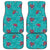 Sea Turtle Pattern Front and Back Car Floor Mats