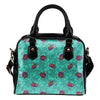 Sea Turtle Pattern Leather Shoulder Handbag