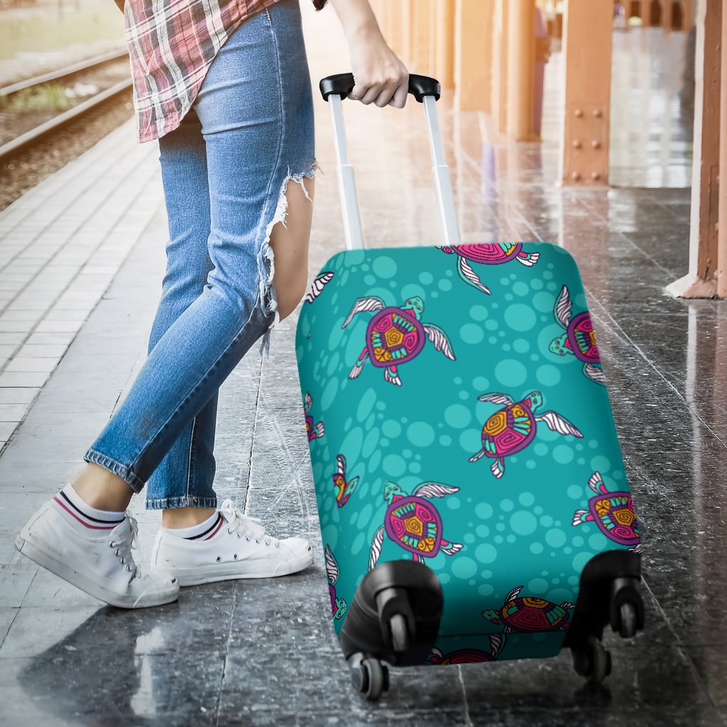 Sea Turtle Pattern Luggage Cover Protector