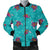 Sea Turtle Pattern Men Casual Bomber Jacket