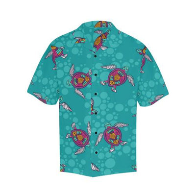 Sea Turtle Pattern Men Hawaiian Shirt