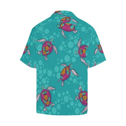 Sea Turtle Pattern Men Hawaiian Shirt