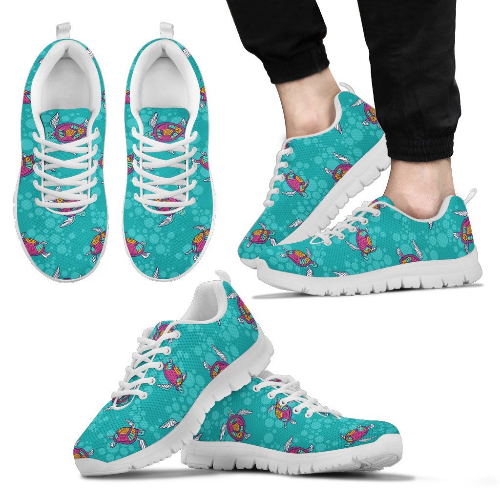 Sea Turtle Pattern Men Sneakers