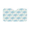 Sea Turtle Pattern Print Design T01 Car Sun Shade-JorJune