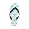 Sea Turtle Pattern Print Design T01 Flip Flops-JorJune