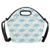 Sea Turtle Pattern Print Design T01 Neoprene Lunch Bag-JorJune