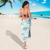 Sea Turtle Pattern Print Design T01 Sarong Pareo Wrap-JORJUNE.COM