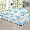 Sea Turtle Pattern Print Design T01 Sofa Slipcover-JORJUNE.COM