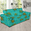 Sea Turtle Pattern Print Design T010 Sofa Slipcover-JORJUNE.COM