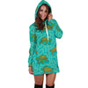 Sea Turtle Pattern Print Design T010 Women Hoodie Dress