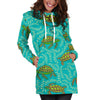 Sea Turtle Pattern Print Design T010 Women Hoodie Dress