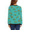 Sea Turtle Pattern Print Design T010 Women Long Sleeve Sweatshirt-JorJune