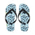 Sea Turtle Pattern Print Design T011 Flip Flops-JorJune