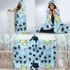 Sea Turtle Pattern Print Design T011 Hooded Blanket-JORJUNE.COM