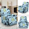 Sea Turtle Pattern Print Design T011 Recliner Slipcover-JORJUNE.COM